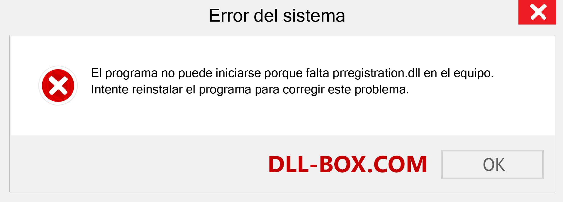 ¿Falta el archivo prregistration.dll ?. Descargar para Windows 7, 8, 10 - Corregir prregistration dll Missing Error en Windows, fotos, imágenes